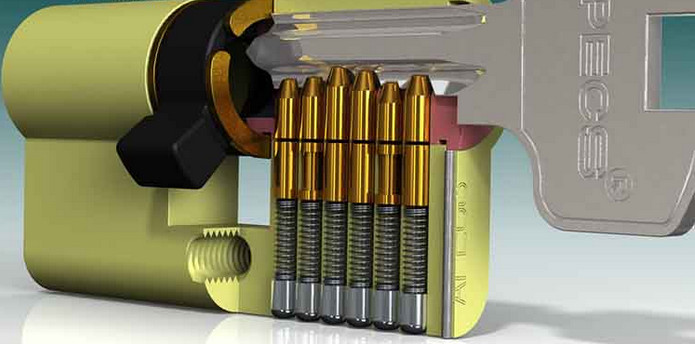 Как разобрать цилиндр для замка